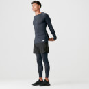 Myprotein Charge Compression Long Sleeve Top - Navy Marl - XS - Navy Marl