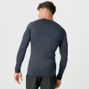 Myprotein Charge Compression Long Sleeve Top - Navy Marl - XS - Navy Marl