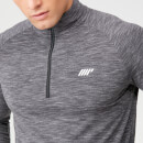 Performance Long-Sleeve ¼ Zip-Top - XS - Black Marl