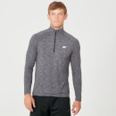 Performance Long-Sleeve ¼ Zip-Top - XS - Black Marl