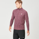 Myprotein Performance 1/4 Zip Top - Burgundy Marl - XS - Burgundy Marl