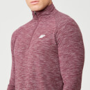 Myprotein Performance 1/4 Zip Top - Burgundy Marl - XS - Burgundy Marl
