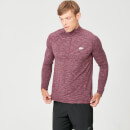 Myprotein Performance 1/4 Zip Top - Burgundy Marl - XS - Burgundy Marl