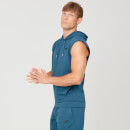 Form Sleeveless Hoodie - Petrol Blue - XS - Petrol Blue
