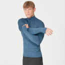 Sculpt Seamless 1/4 Zip Top - Petrol Blue - XS - Petrol Blue