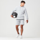 Tru-Fit Sweatshorts - S - Gris Chiné