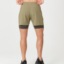 Myprotein Power Shorts - Light Olive - L - Light Olive