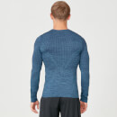 Camisola de manga comprida Sculpt Seamless - XS - Petrol Blue