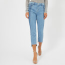 J Brand Women's Ruby High Rise Crop Jeans with Panel Detail - Genesis
