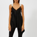 MM6 Maison Margiela Women's Fluid Satin Cami Top - Black