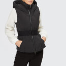 Armani Exchange Women's Down Hooded Gilet - Black