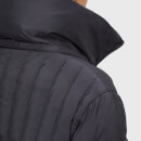 Armani Exchange Women's Down Short Jacket with Hood - Navy