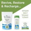 Gel de Duche Revigorante com Minerais de Sal Epsom Puro da Westlab 400 ml