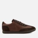 Polo Ralph Lauren Men's Cadoc Leather Athletic Trainers - Dark Brown