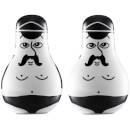Normann Copenhagen Friends Salt and Pepper Set - Black/White