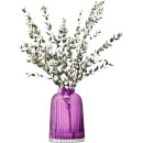 LSA Pleat Vase - 20cm - Heather
