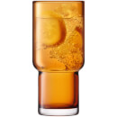LSA Utility Highball Glasses - 390ml - Amber - Set of 2