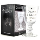 Game Of Thrones Wine Glass (I Drink And Know Things)