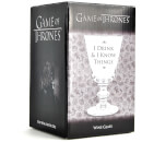 Game Of Thrones Wine Glass (I Drink And Know Things)