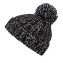 Gorro com pom-pom (Preto)