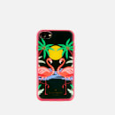 Kate Spade New York Women's Jewelled Flamingos iPhone 8 Cover - Clear/Multi