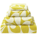 Orla Kiely Acorn Cup Towels - Dandelion (Pack of 2)