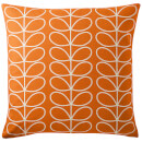 Orla Kiely Small Linear Stem Cushion - Persimmon