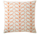 Orla Kiely Small Linear Stem Cushion - Persimmon