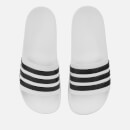 adidas Men's Adilette Shower Slide Sandals - White