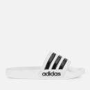 adidas Men's Adilette Shower Slide Sandals - White