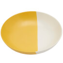Joules Stoneware Pasta Bowl - Gold