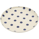 Joules Stoneware Dinner Plate - French Navy Spot
