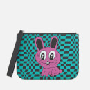 McQ Alexander McQueen Women's Medium Pouch - Green/Black/Pink