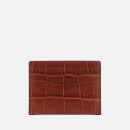 Coach Women's Croc Card Case - Terracotta