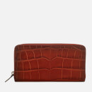 Coach Women's Accordion Croc Wallet - Terracotta