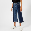 McQ Alexander McQueen Women's Denim Culottes Jeans - Vintage Wash Blue