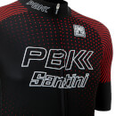 PBK Santini 19 Classic Team Jersey - Black/Red