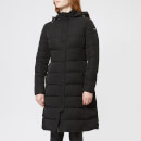 Emporio Armani Women's Long Hooded Puffa Jacket - Black