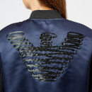 Emporio Armani Women's Short Bomber Jacket - Navy
