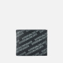 Emporio Armani Men's Bi Fold Wallet with Coin - Black