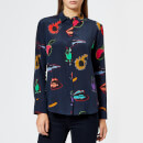 PS Paul Smith Women's Artful Lives Shirt - Dark Navy
