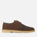 Clarks Originals Men's Desert London Leather Derby Shoes - Beeswax