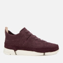Clarks Originals Men's Trigenic Flex Suede Trainers - Burgundy