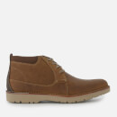 Clarks Men's Vargo Mid Leather Chukka Boots - Dark Tan
