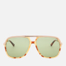 Gucci Metal Aviator Sunglasses - Havana