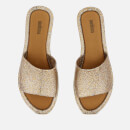 Melissa Women's Soul Slide Sandals - Gold Glitter