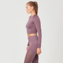 Shape Seamless Crop Top - Mauve - S