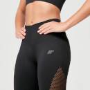 Nahtlose Form-Leggings - S - Schwarz