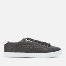 Superdry Women's Super Sleek Logo Lo Trainers - Black