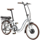 Lectro Folding 7 Speed Electric Power Assisted Bike - Silver